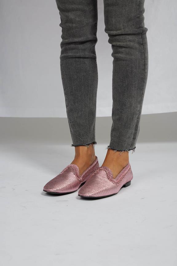 Loafers Ny Pink Metallic 6