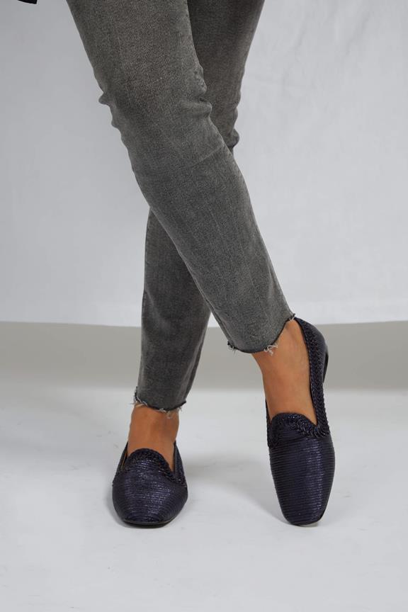 Loafers Ny Oceaanblauw Metallic from Shop Like You Give a Damn