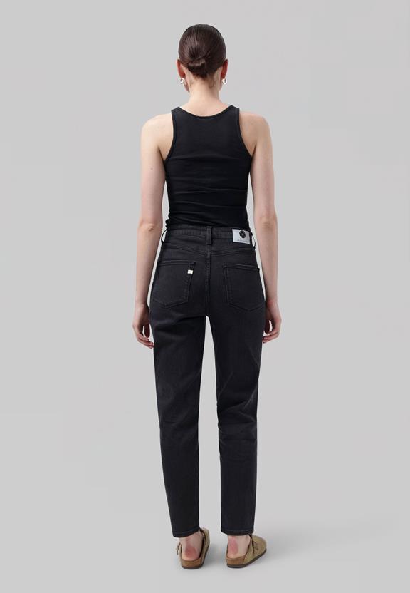 Jeans Mams Stretch Tapered Stone Zwart 3