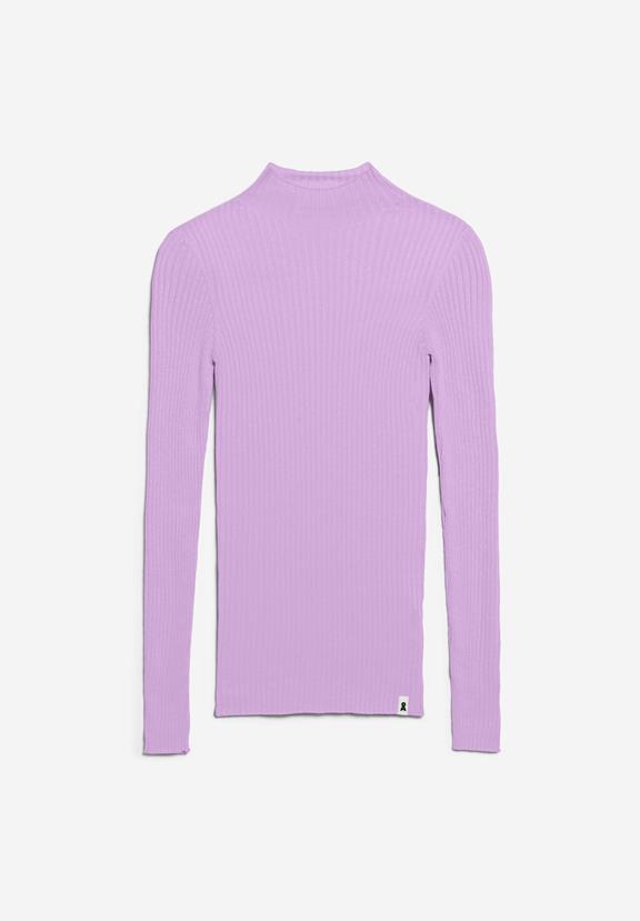 ARMEDANGELS Rollkragenpullover Alaania Flieder