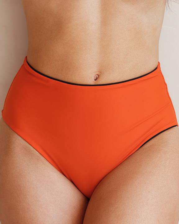 Bikinibroekje Jasmijn Zwart Oranje 2