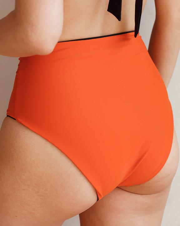 Bikinibroekje Jasmijn Zwart Oranje 4