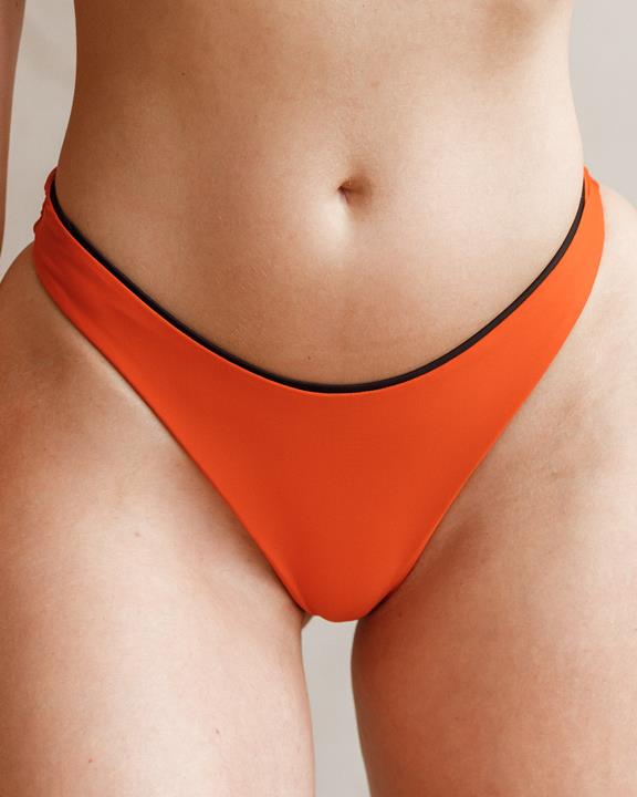 Bikinibroekje Lovelli Zwart Oranje 2