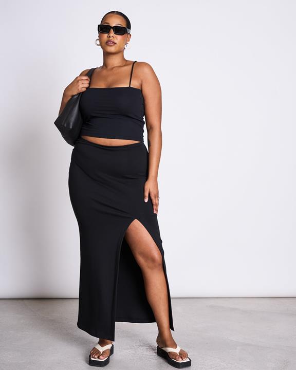 Maxi Rok Lusta Zwart from Shop Like You Give a Damn