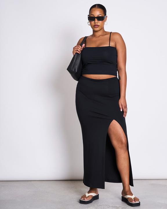 Maxi Rok Lusta Zwart from Shop Like You Give a Damn