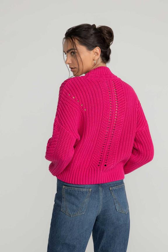 Sweater Aleika Vivid Pink 4