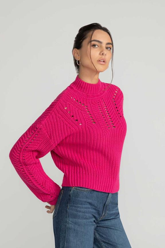 Sweater Aleika Vivid Pink 5
