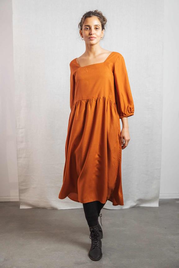 Dress Rachana Rust Orange 2