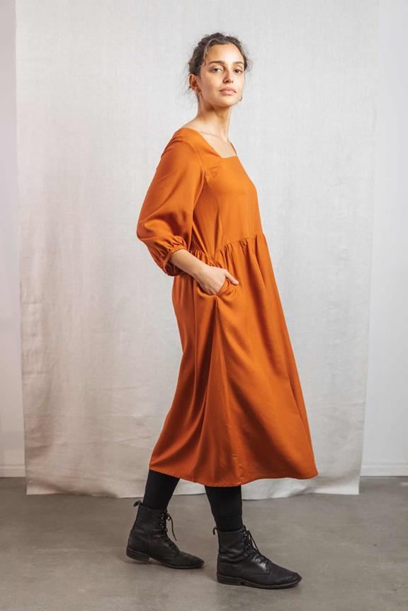 Dress Rachana Rust Orange 3