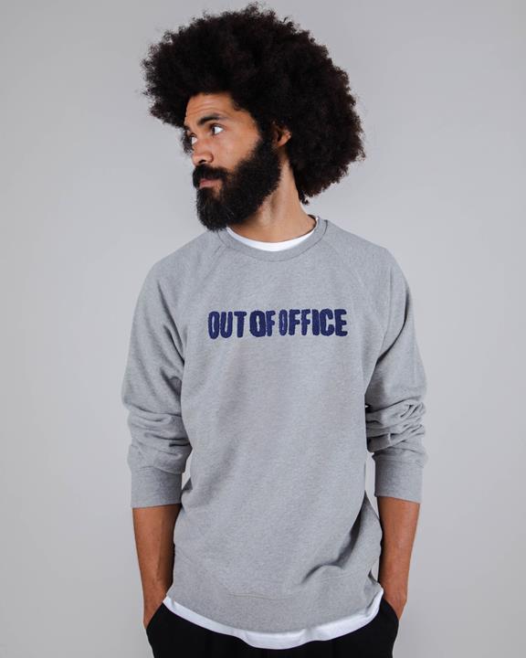 Sweatshirt Out Of Office Grau Melange 3