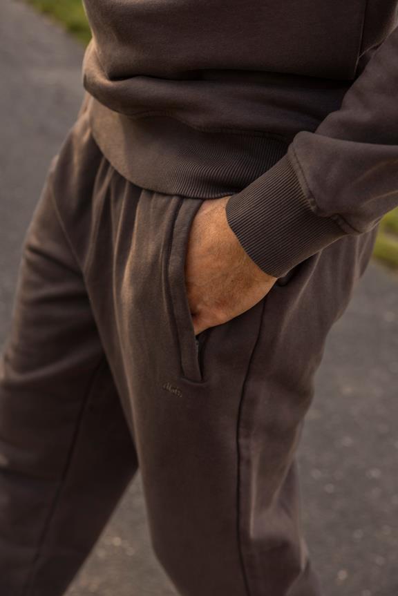 Crewneck + Sweatpants Set Kastanie 5