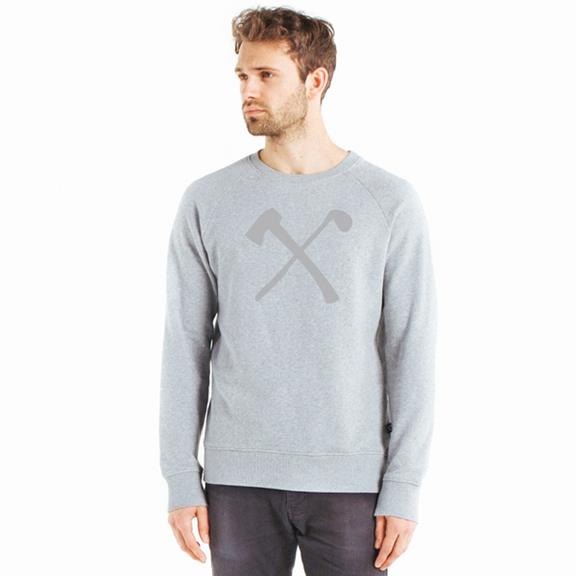Sweatshirt Club&Axe Grey Flock 3