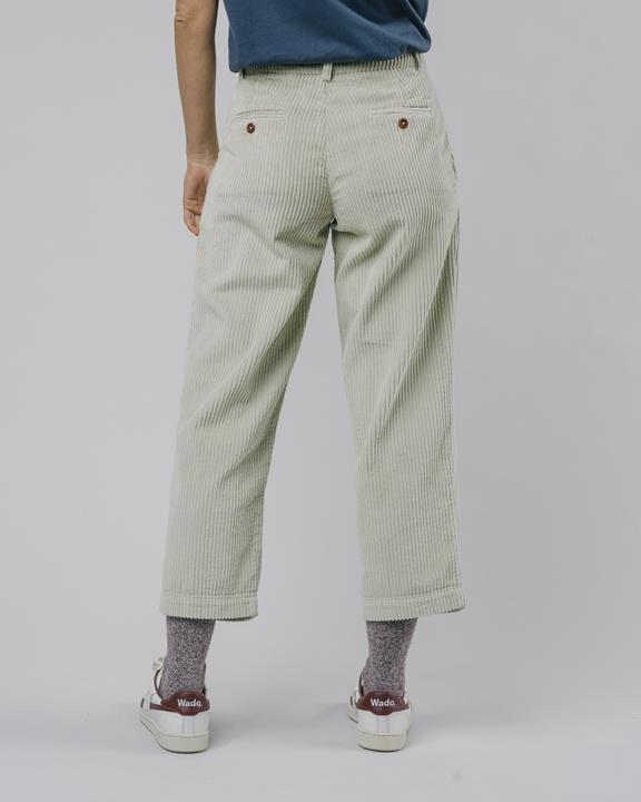Pants Corduroy Raw Soft Green 6