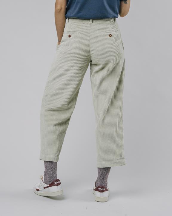 Pants Corduroy Raw Soft Green 7