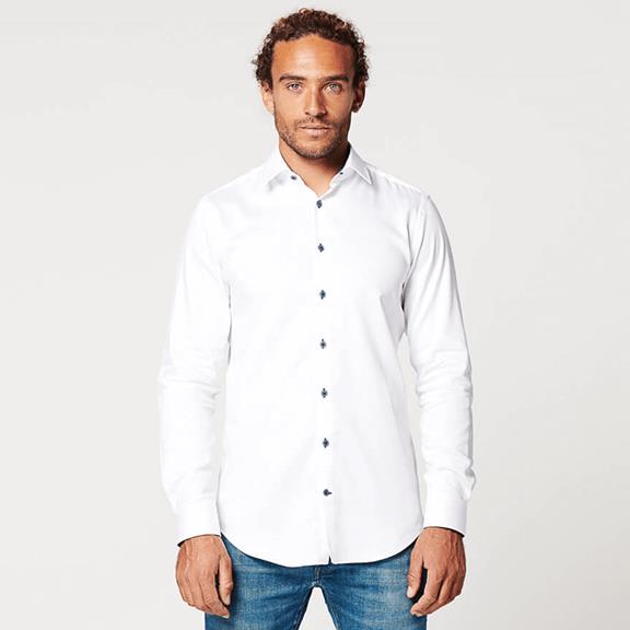 Shirt Circular White Contrast 1