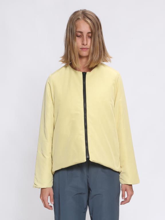 Practical Jacket Without Hood Alba Chiara Yellow 1
