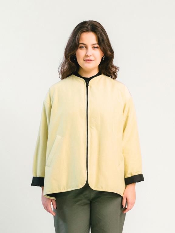 Short Jacket Middle Alba Chiara Yellow 1