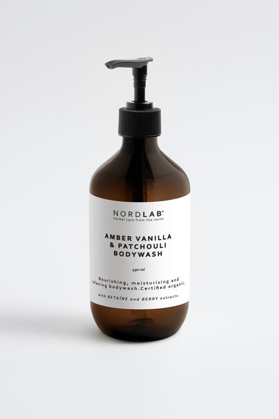 Natural Shower Gel Nordlab Patchouli Amber Vanilla 490 Ml from Shop Like You Give a Damn