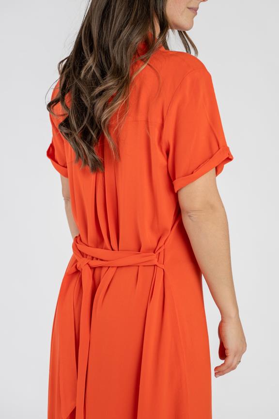 Shirt Dress Orange 3