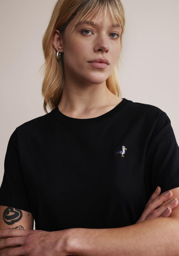 T-Shirt Dress Seagull Black 3