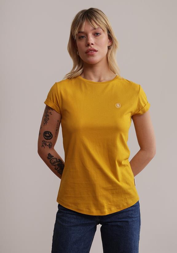 T-Shirt Peace Mustard 2