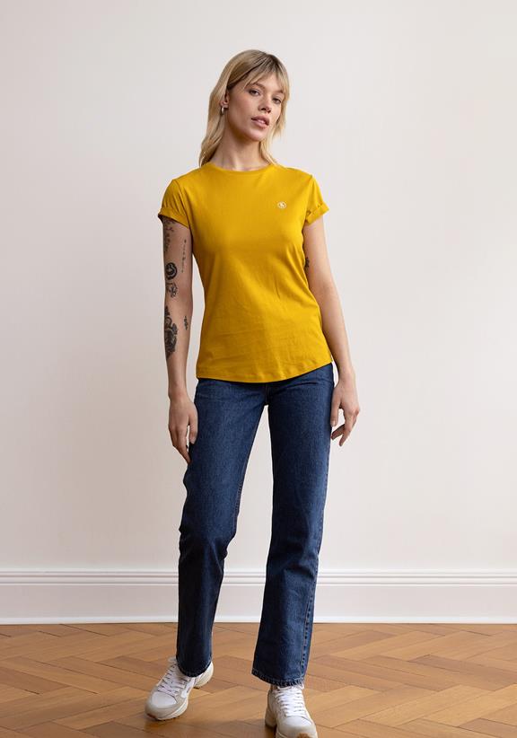 T-Shirt Peace Mustard 4
