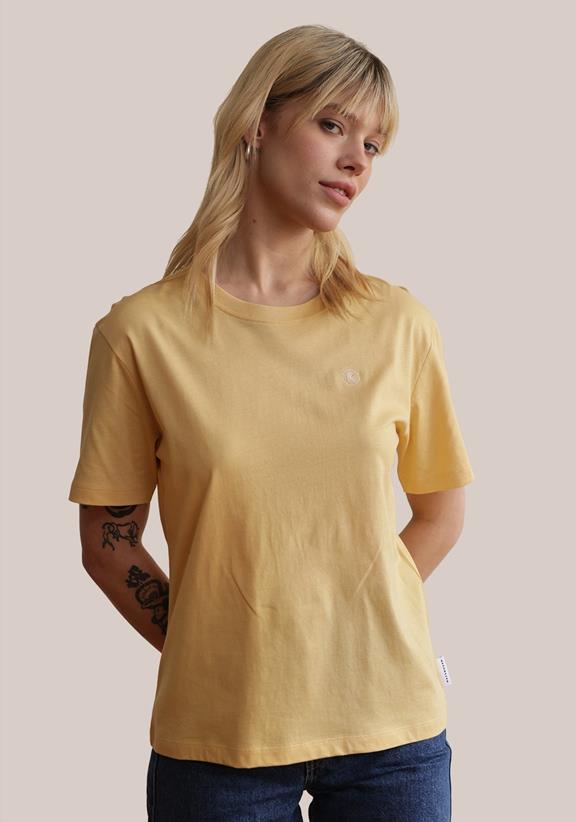 T-Shirt Peace Wide Light Yellow 2