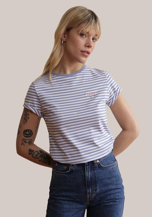 Moin T-Shirt Light Blue Stripes 1