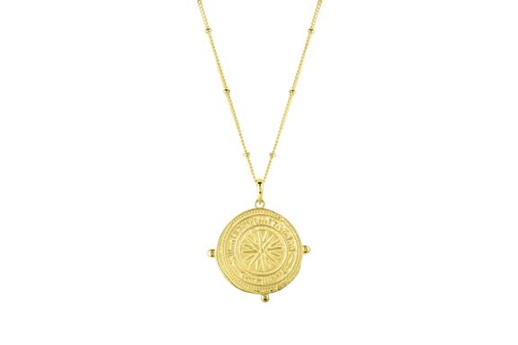Pendant Divine Compass Gold from Shop Like You Give a Damn