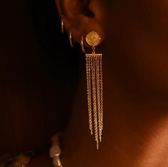 Earrings Divine Compass Gold Vermeil from Shop Like You Give a Damn