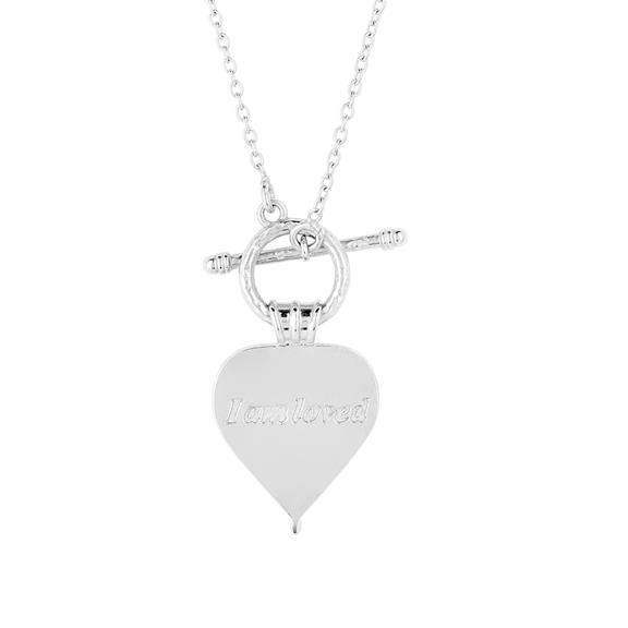 Pendant Love Is The Highest Vibration Silver from Shop Like You Give a Damn