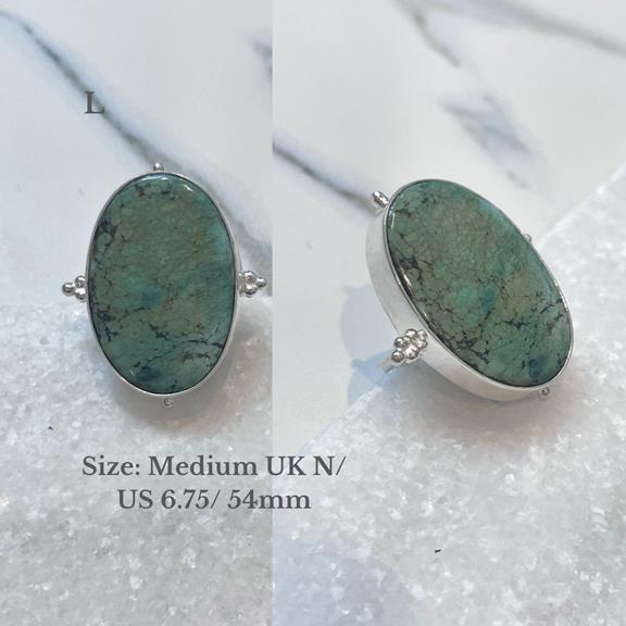 Rings Anokhi L Silver Turquoise via Shop Like You Give a Damn