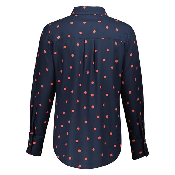 Mees Navy Dots Blouse 3
