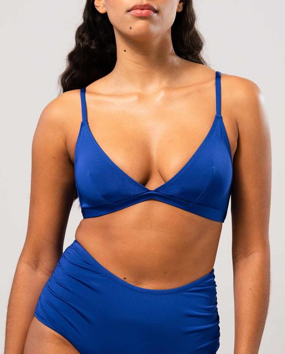Bikini Top Triangle Cobalt Blue 6