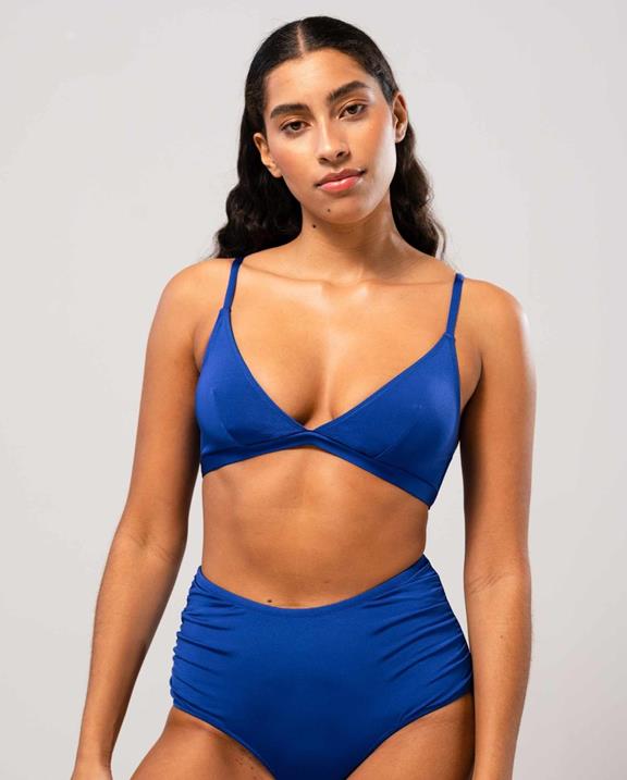 Bikini Top Triangle Cobalt Blue 9