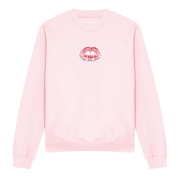  Sweater Read My Lips Baby Pink 2
