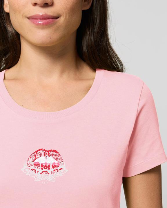 T-Shirt Read My Lips Roze 2