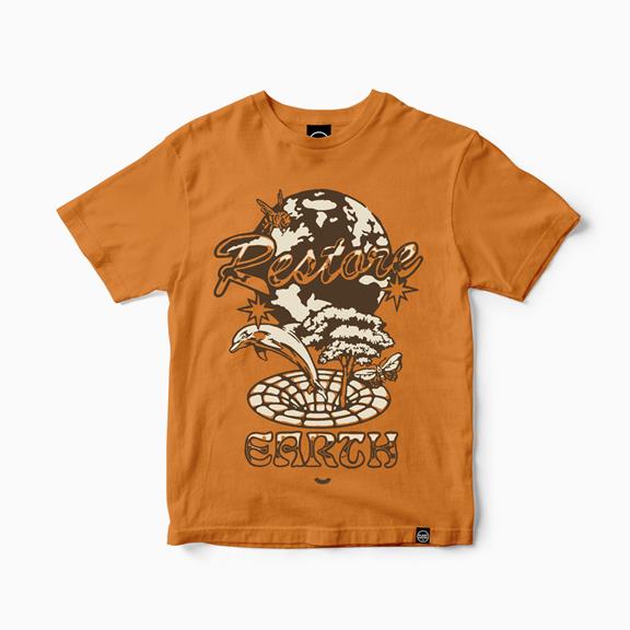 T-Shirt Restore Earth Oranje 1