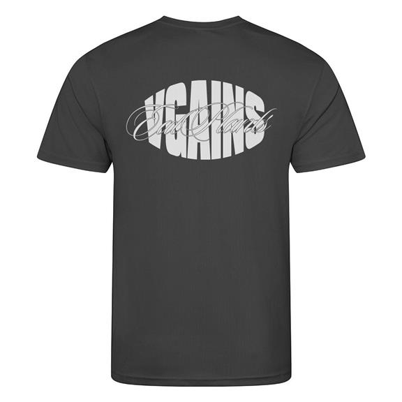  Training Tee Vgains Recycled Charcoal Grey 1