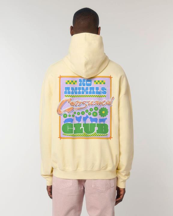 Hoodie No Animals Consumed Club Yellow 8