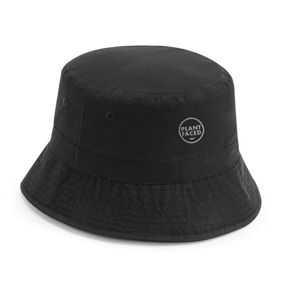Bucket Hat Plant Faced Black 4