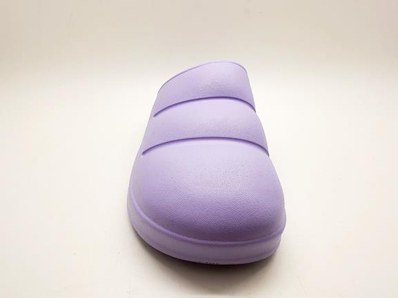 Fluffy Puffy Clog Lavender Purple 3