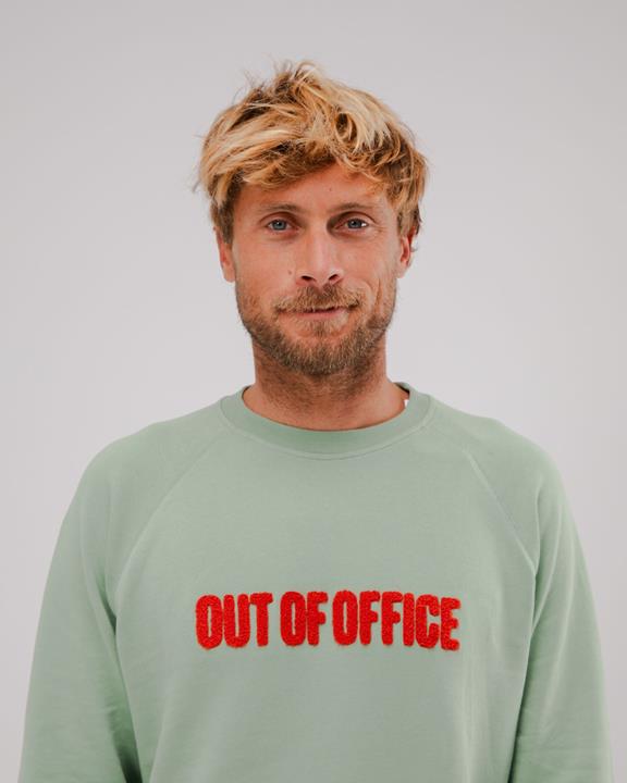 Sweatshirt Out Of Office Mint Green 1