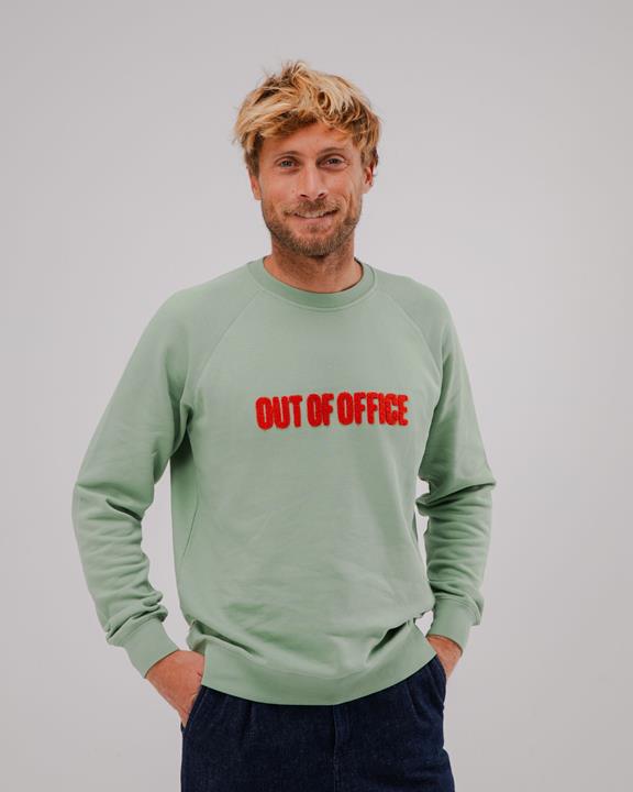Sweatshirt Out Of Office Mint Green 2