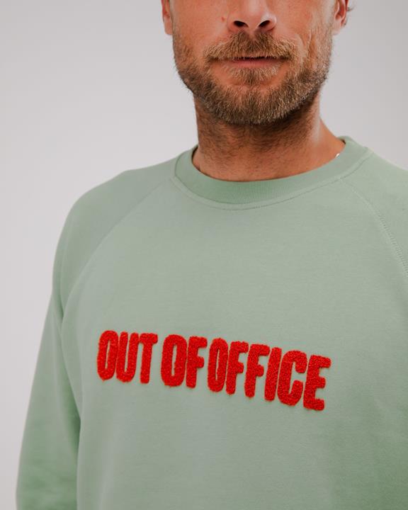 Sweatshirt Out Of Office Mintgrün 3