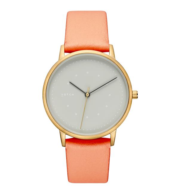 Watch Lyka Gold & Coral With Grey 1