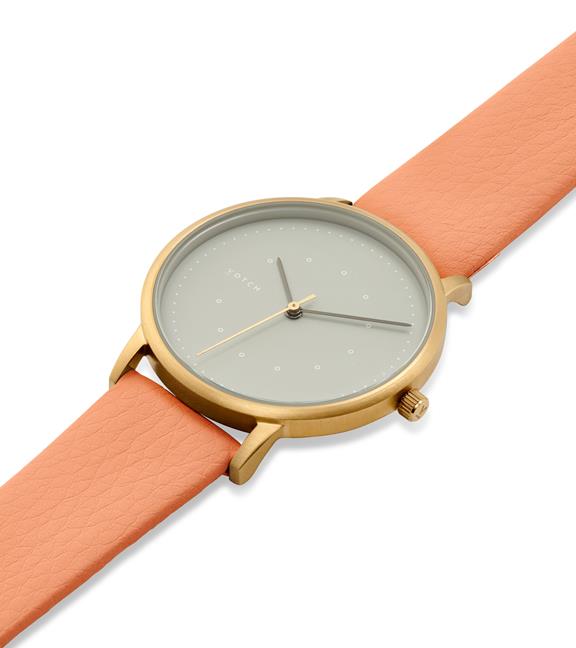 Watch Lyka Gold & Coral With Grey 2