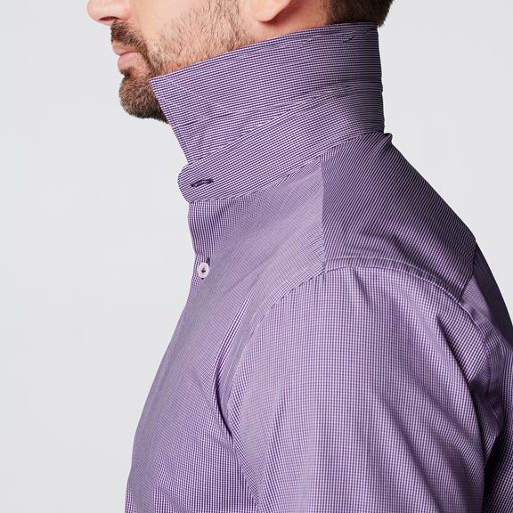 Shirt Slim Fit Checkered Purple 6
