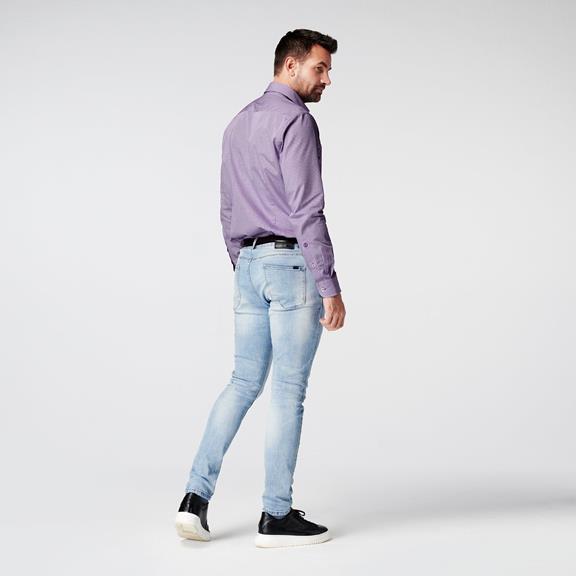 Shirt Slim Fit Checkered Purple 9