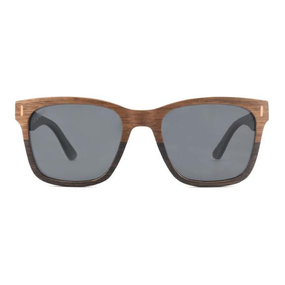 Wooden Sunglasses Laos Brown Oak & Black Oak 1